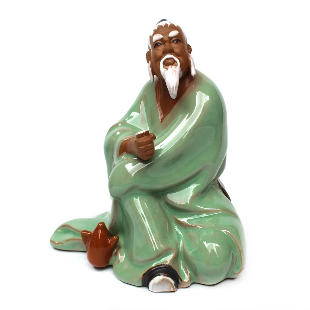 石湾陶瓷公仔盆景家居摆设
