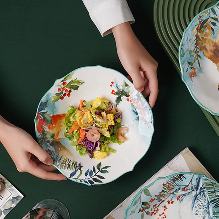 百润严选-绿野仙踪古典手捏9英寸狐狸盘