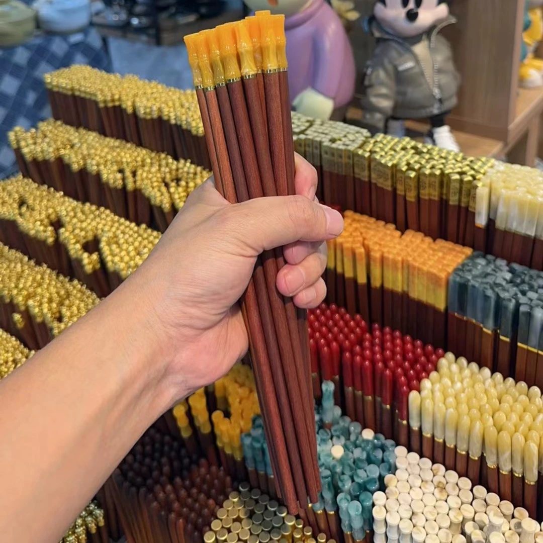 家用实木筷子厨房高颜值筷子