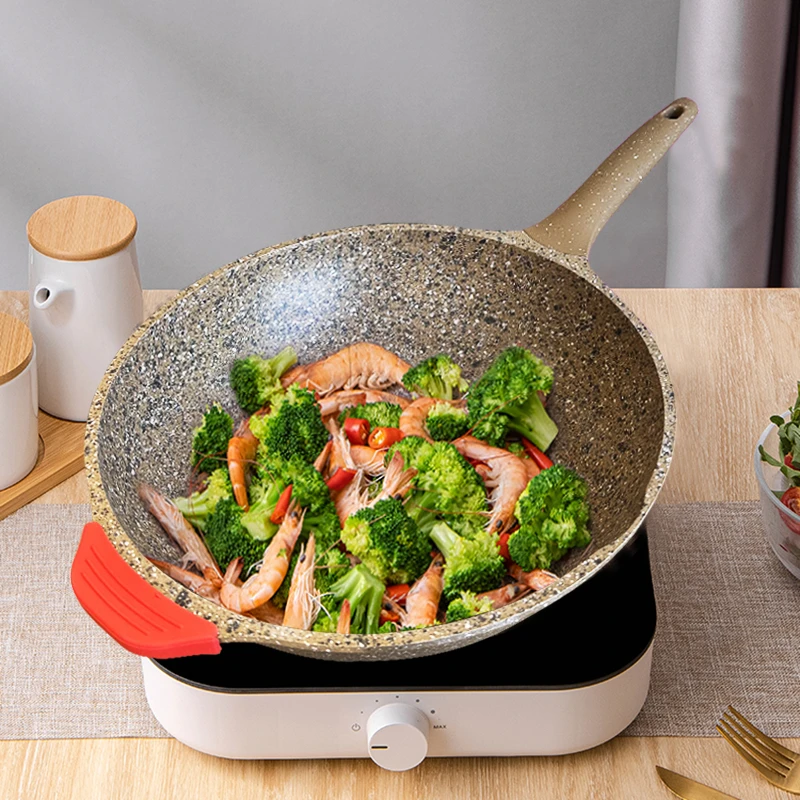 【出德系列】多勒仕Doris花岗岩炒锅30厘米多用大容量加厚