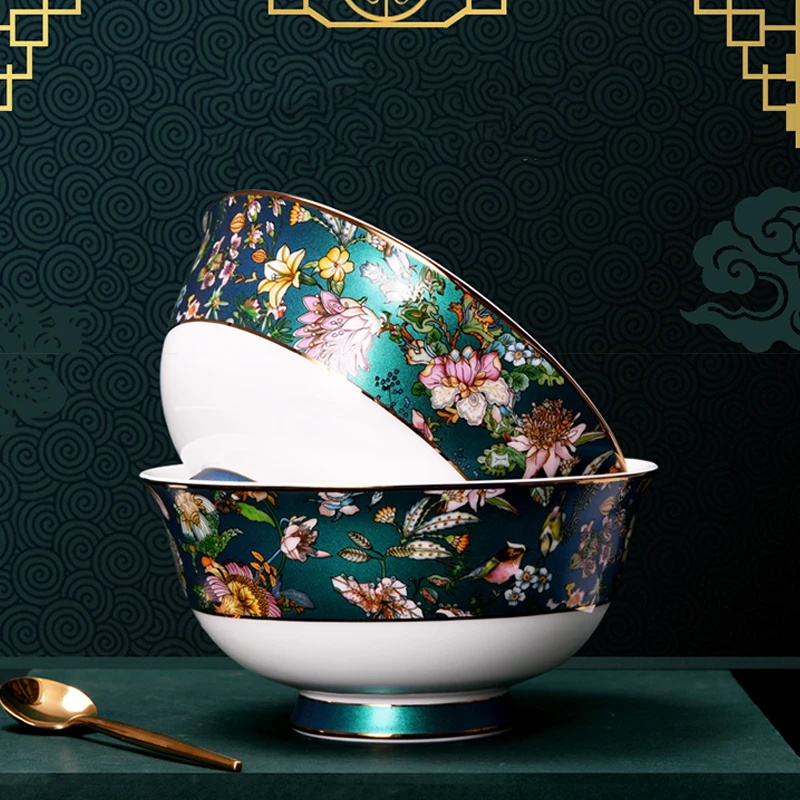 绿野仙踪高端骨瓷6英寸高足碗 拍一发二