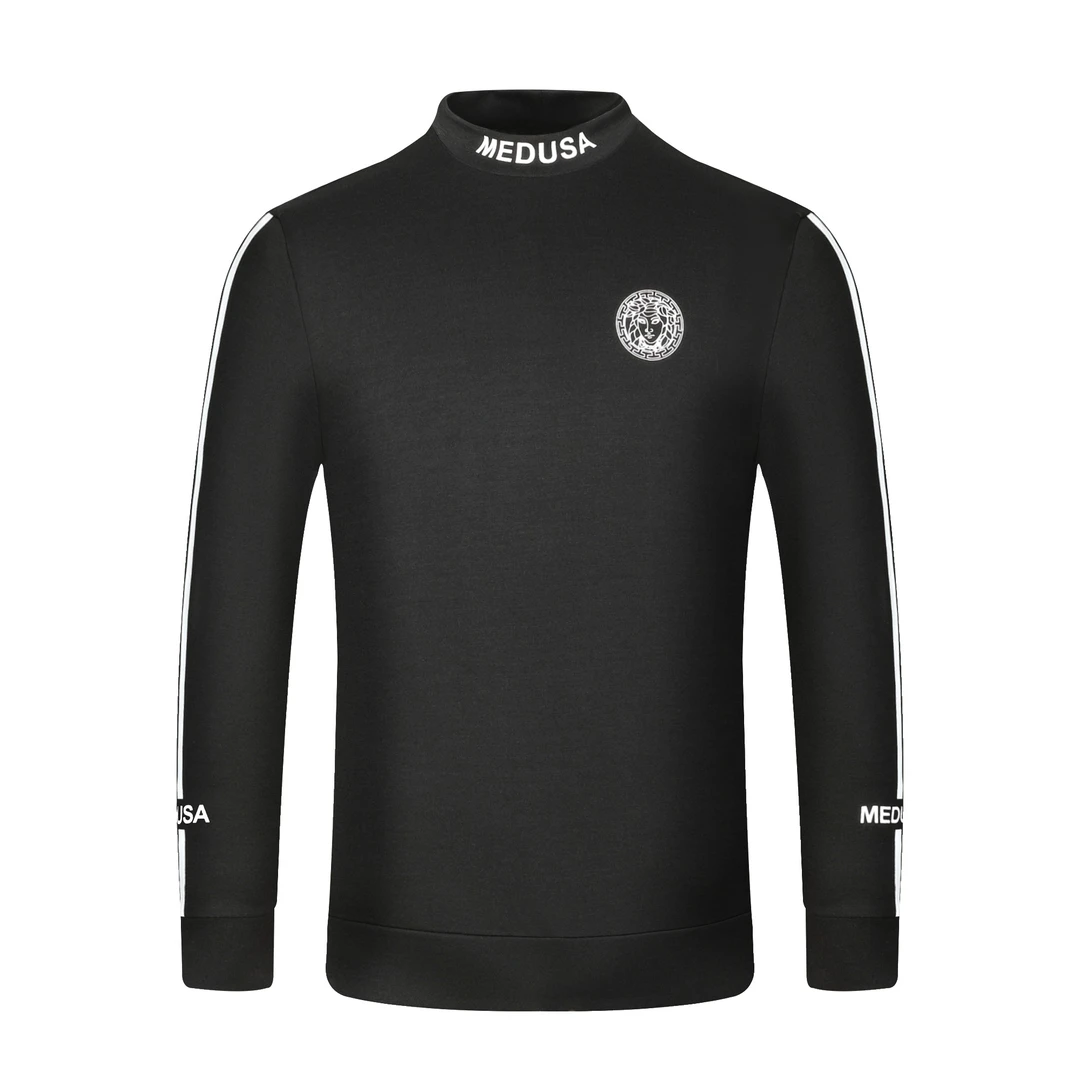 轻奢美杜莎卫衣男士秋冬新款高领运动休闲潮流穿搭打底衫67372