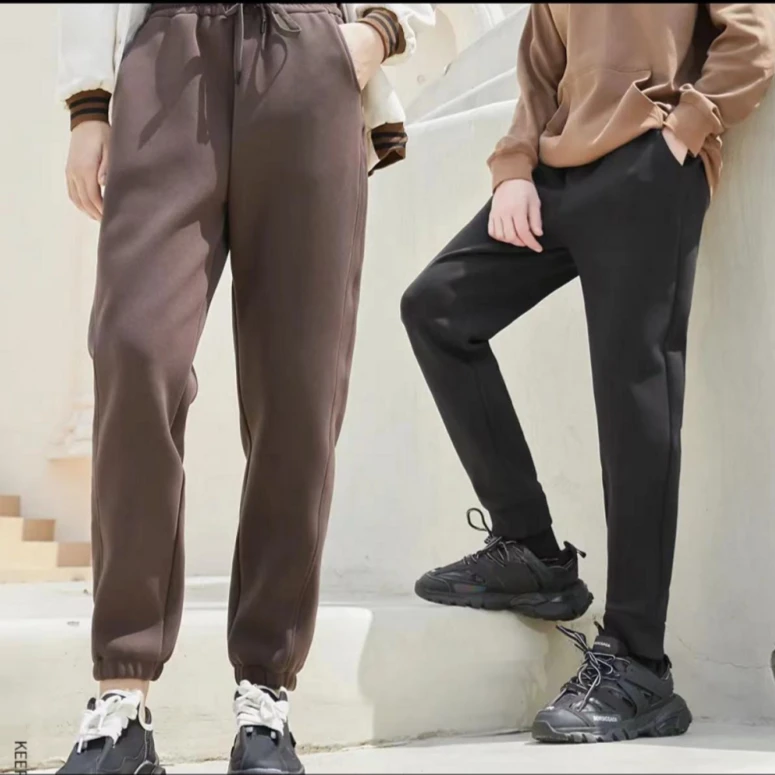 飓暖大师七级防风裤绒冬季飓风女款2023新款加厚休闲保暖卫裤