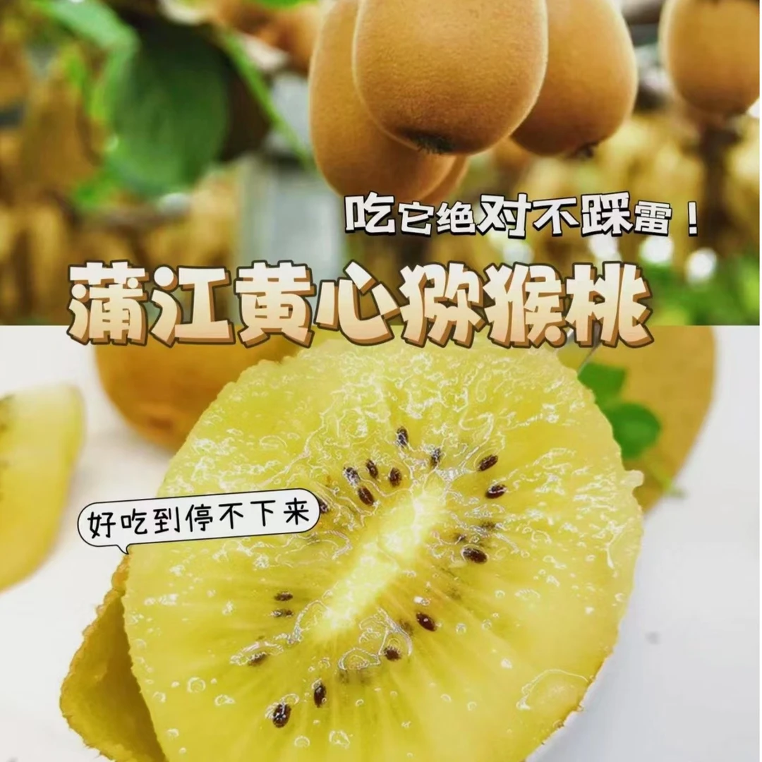 黄心猕猴桃（纯甜多汁）