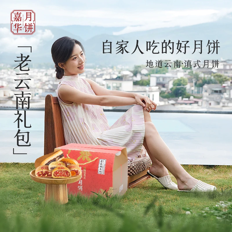 【老云南味道】嘉华老云南月饼家庭礼包1盒
