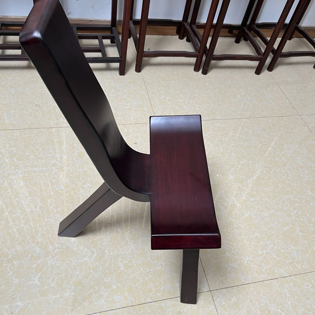 顶天立地凳休闲凳新中式客厅家用创意禅意禅意木质茶桌椅复古简约