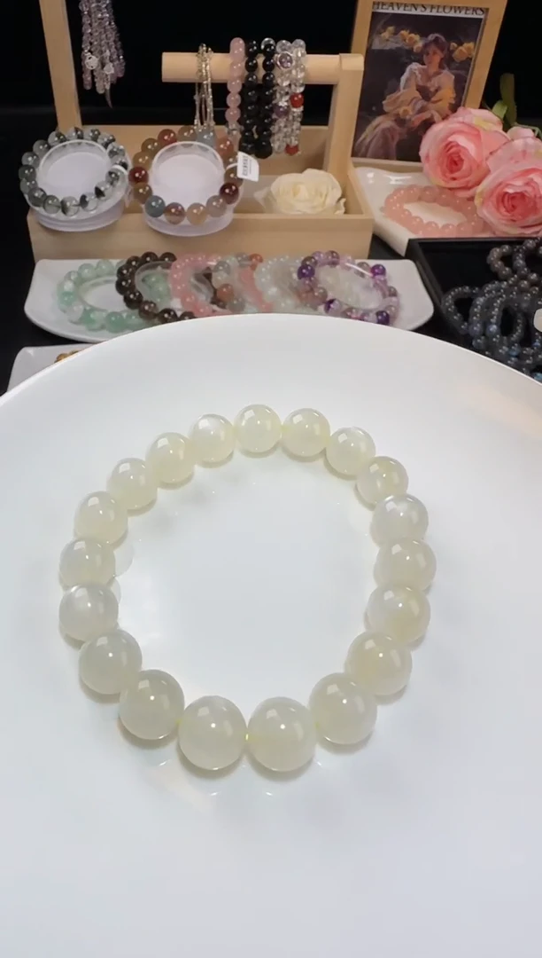 【闪购商品】长石手链未镶嵌1215.30香槟月光手串
