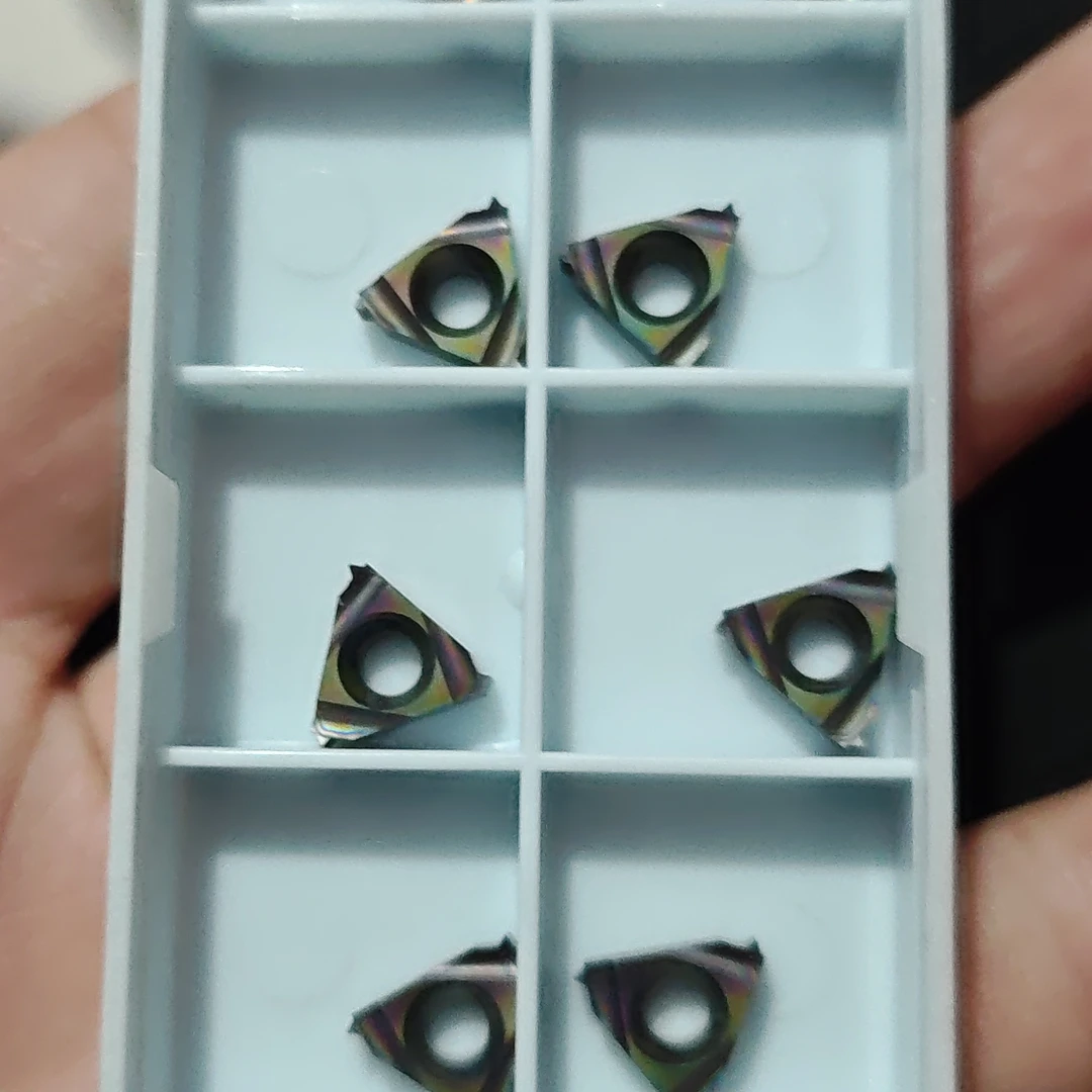 螺纹刀片三角形刀片11IR内丝刀片不锈钢淬火钢硬钢件加工
