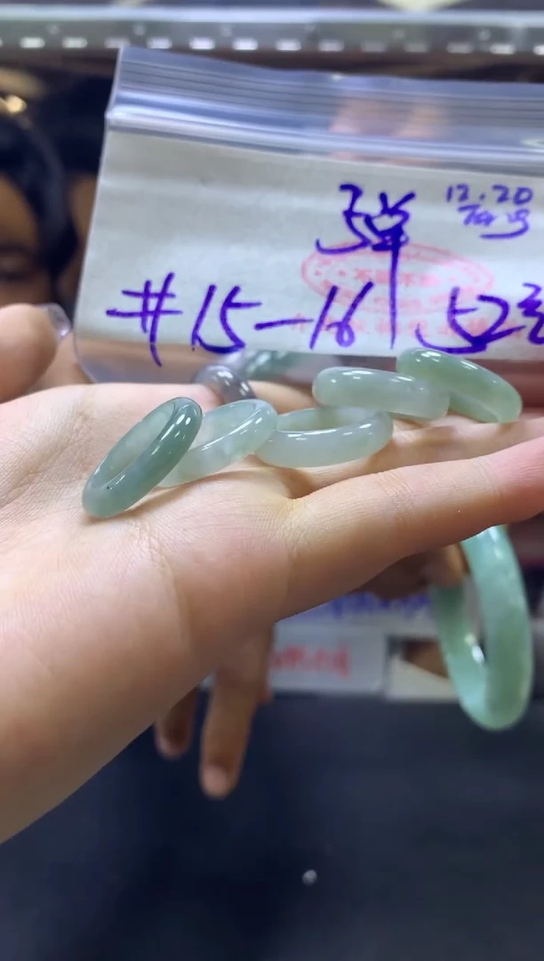 【闪购商品】定制翡翠未镶嵌戒圈16#52元现金买断 多样性全48