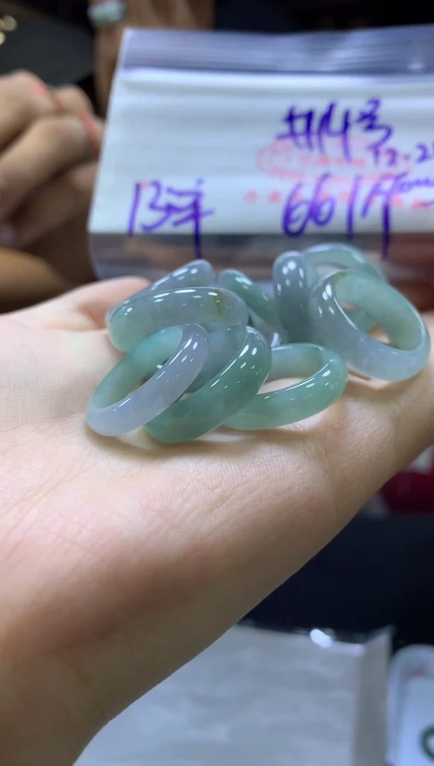 【闪购商品】定制翡翠未镶嵌戒圈15#66元现金买断 多样性全20