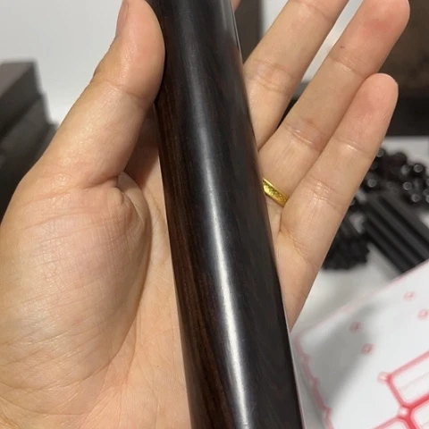 黑酸枝木类柠***茶紫光檀擀面棍27公分