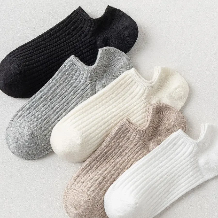 袜子女船袜短款春秋款夏天夏季薄款棉袜浅口短袜防滑不掉跟隐形袜
