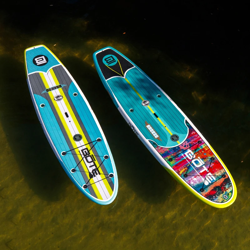 BOTE初级入门级冲浪板滑水板便携式SUP站立式硬质桨板Breeze