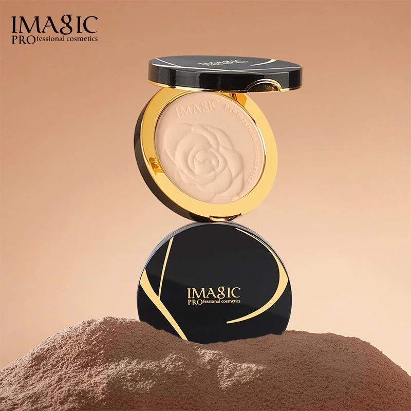 IMAGIC高清定妆粉饼细腻烤粉柔焦磨皮防水轻盈锁妆蜜修容粉饼