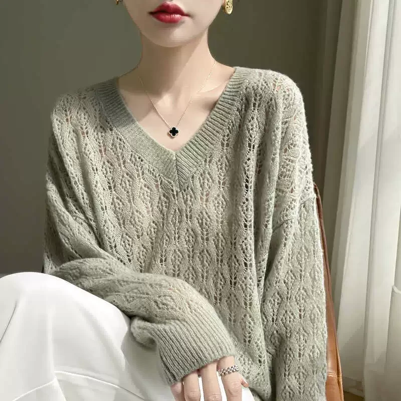 超仙丝绒女V领宽松打底衫818062