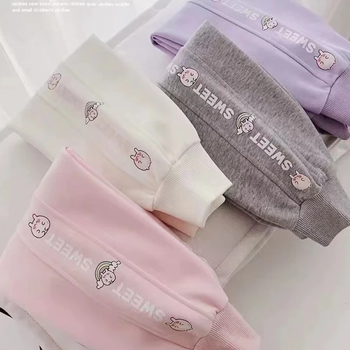 39006女童洋气裤子2023秋季儿童卫裤时尚童装长裤女宝宝运动裤