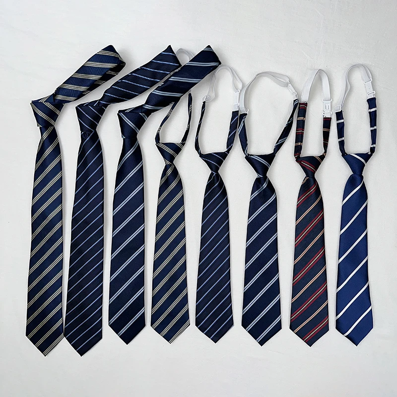 东京岁时记jk原创深色百搭通用配饰时尚学生条纹手打免打领带合集