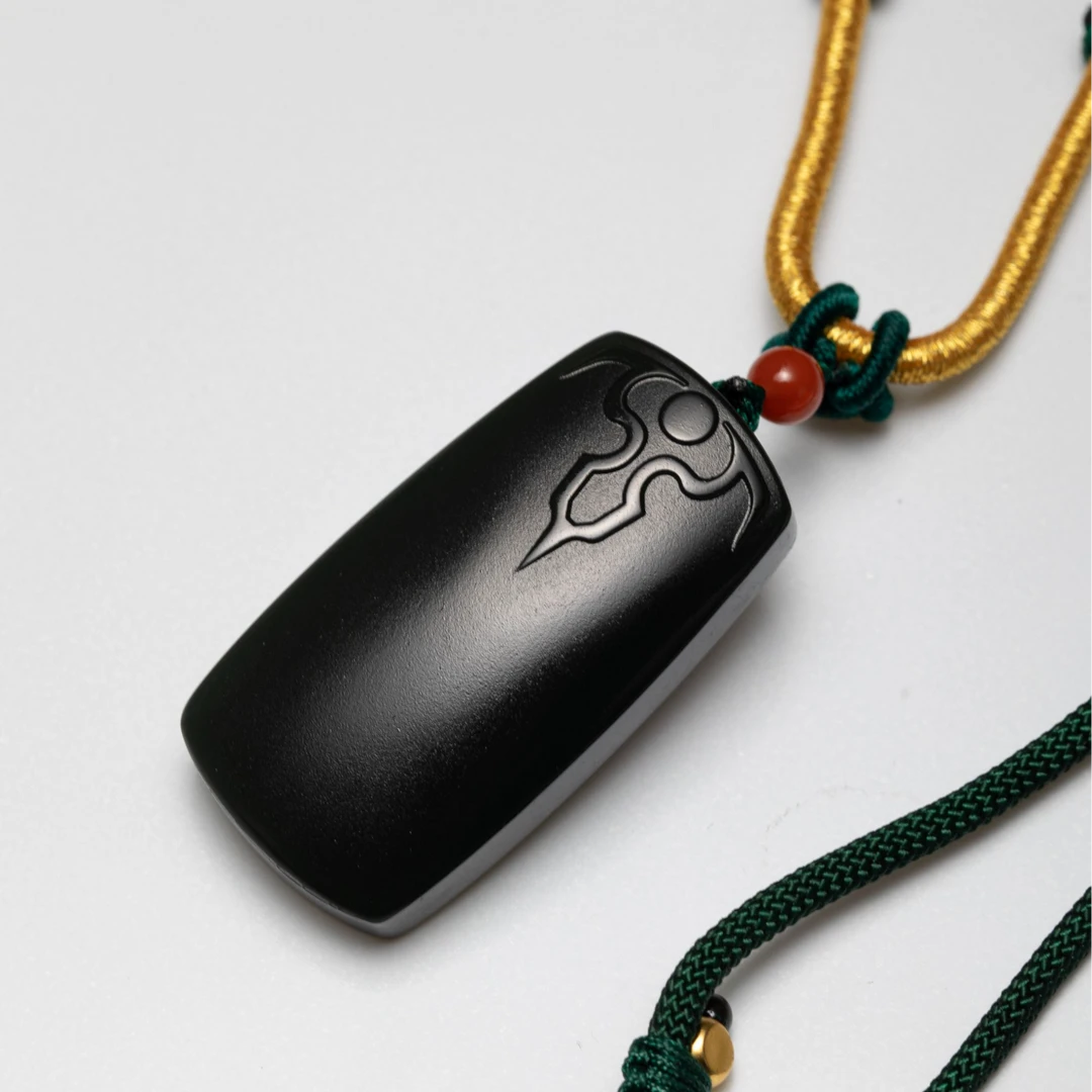 和田玉塔青有凤来仪玉牌苏工玉雕