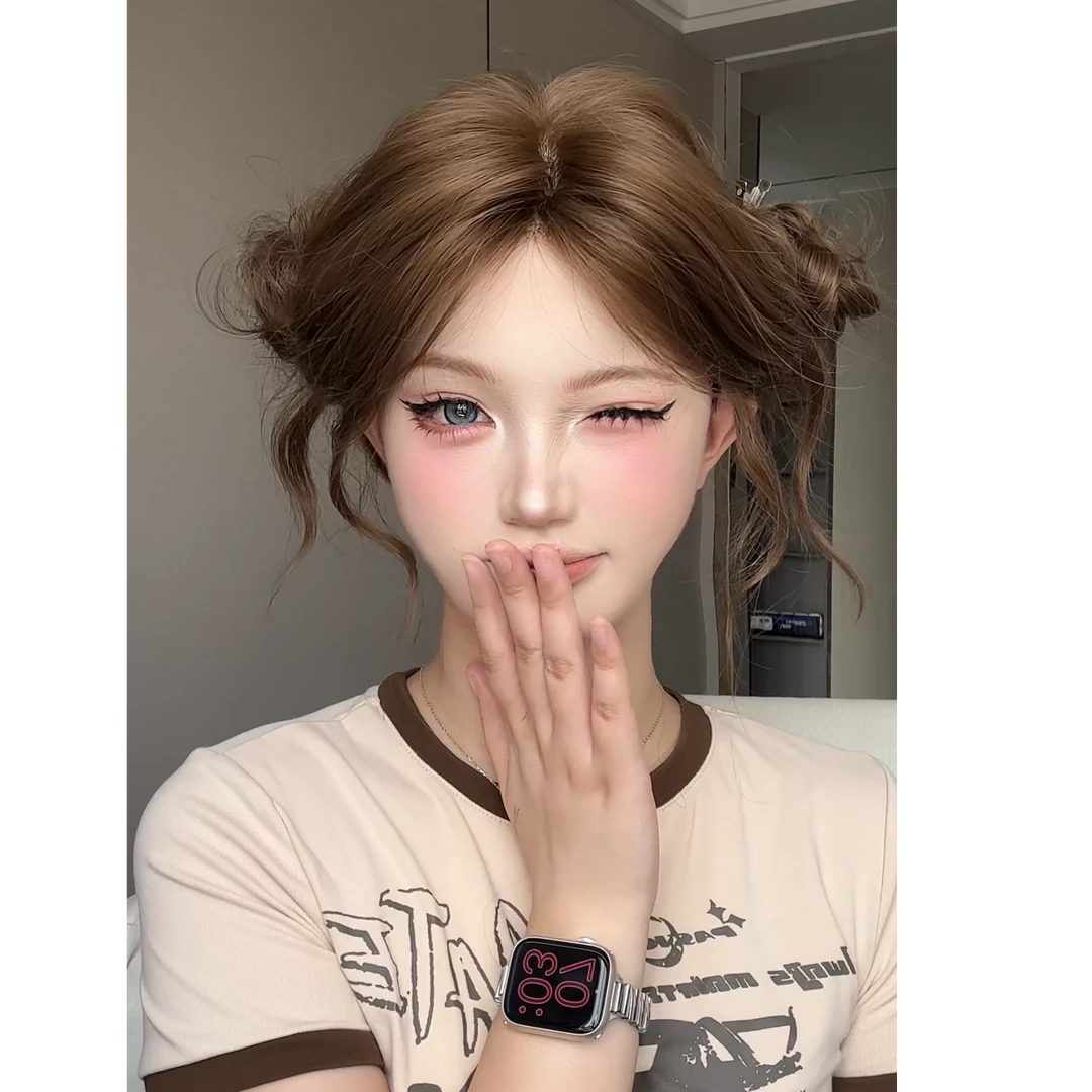 【小亦专属】野生亦式新工艺懒洋洋仿真全头套假发洋娃娃日常65cm