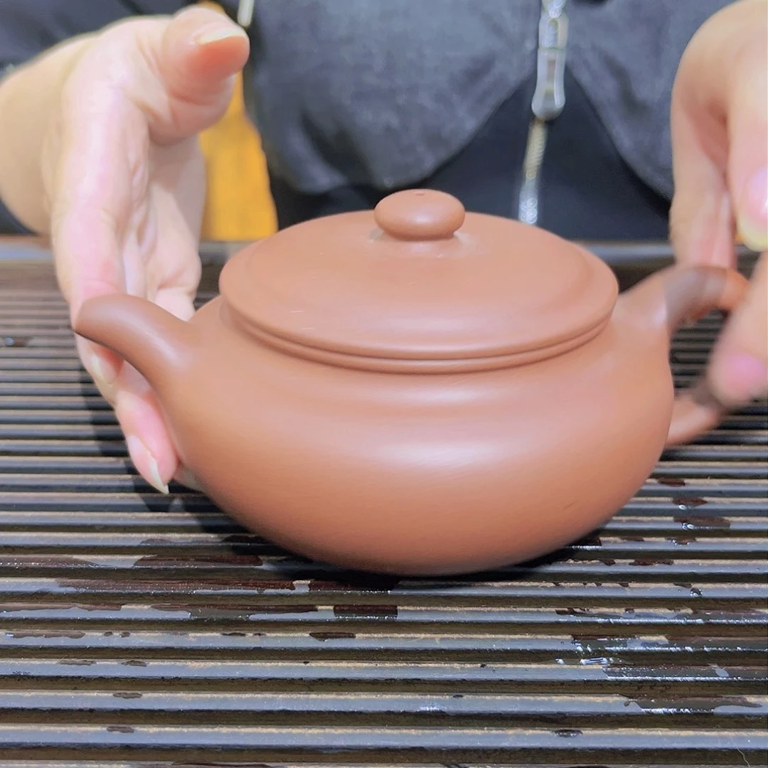 紫砂茶壶光素小壶