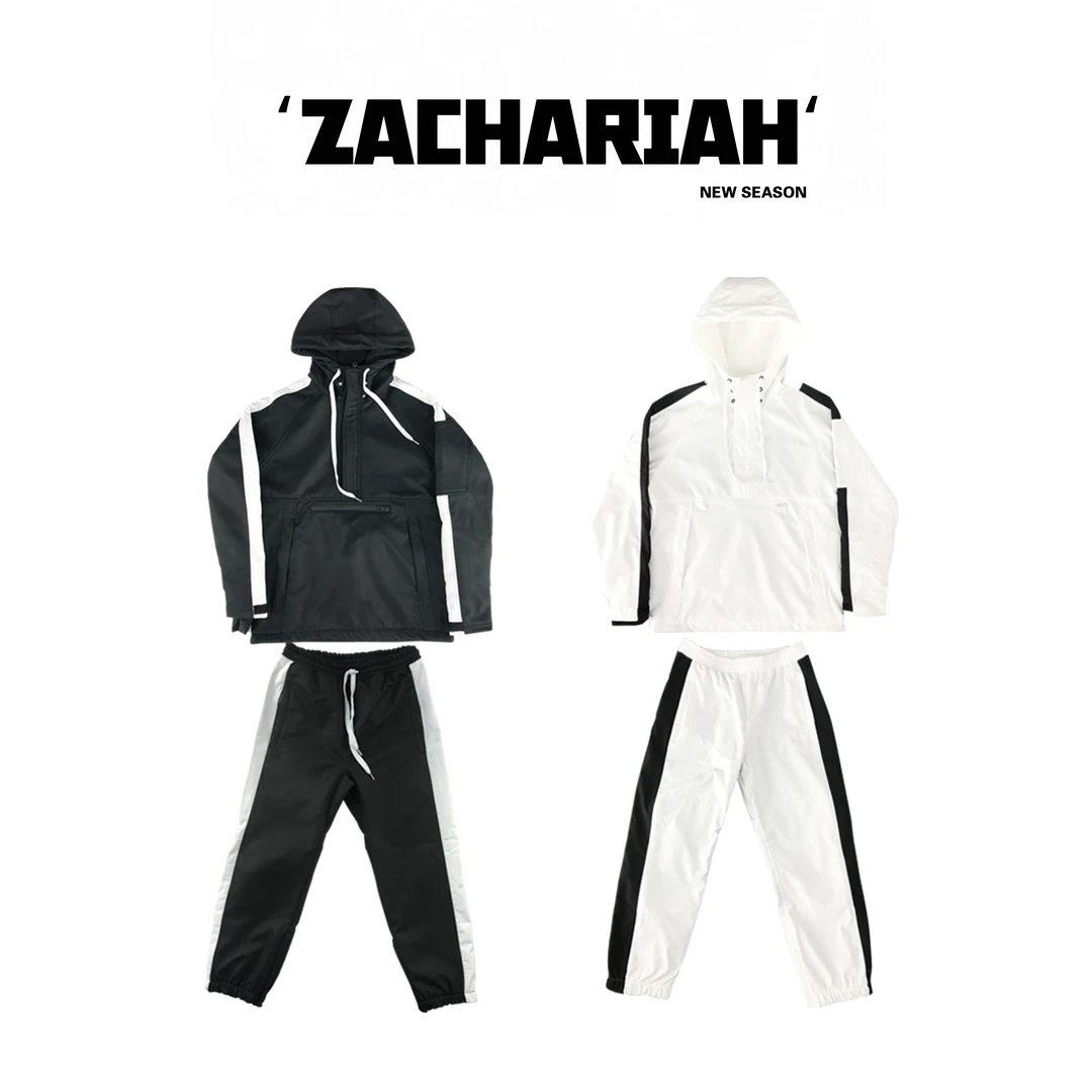 ZACHARIAH【黑白基础】滑雪套装简约校园风保暖分体情侣滑雪服套装