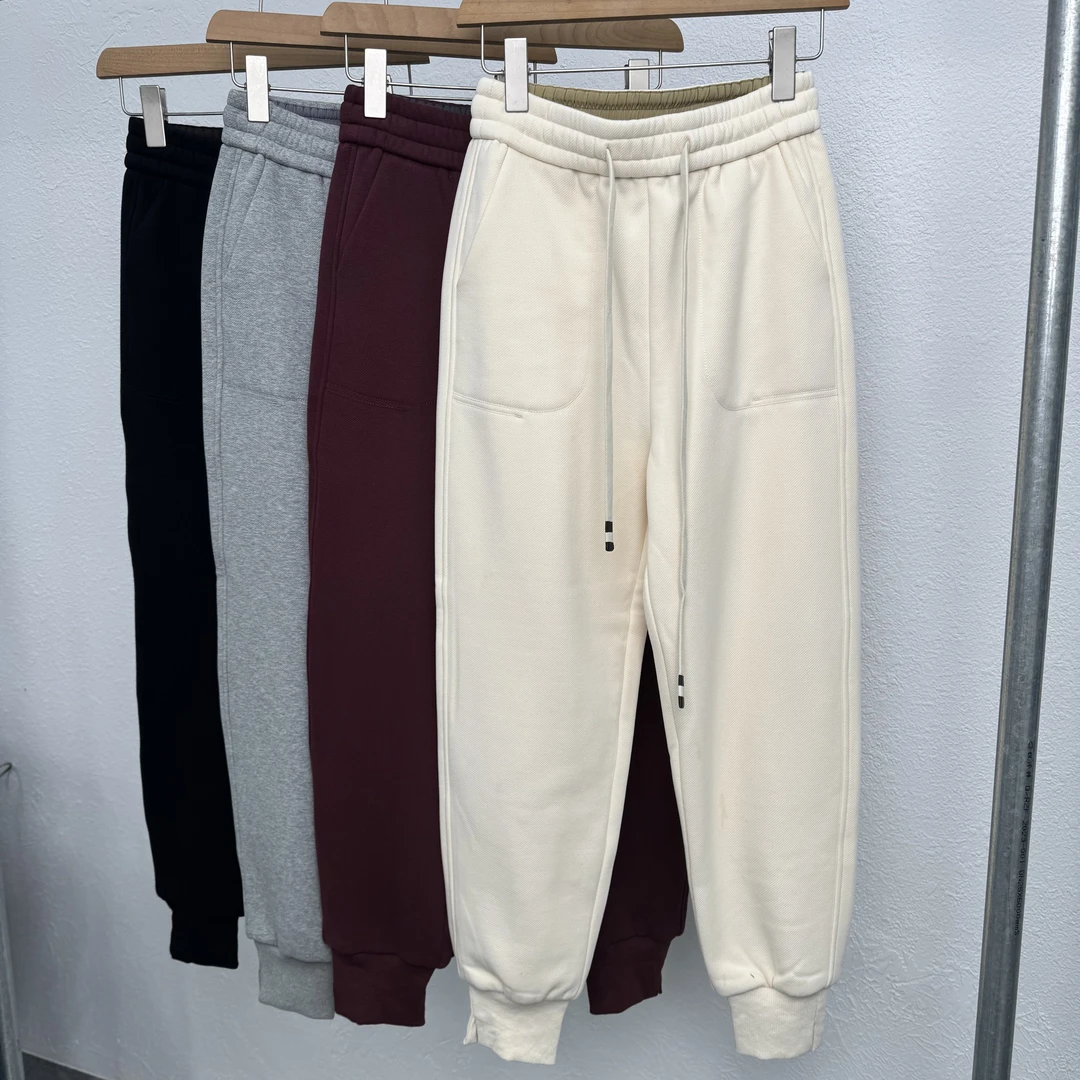 秋冬加厚加绒松紧腰多色显瘦奶奶裤