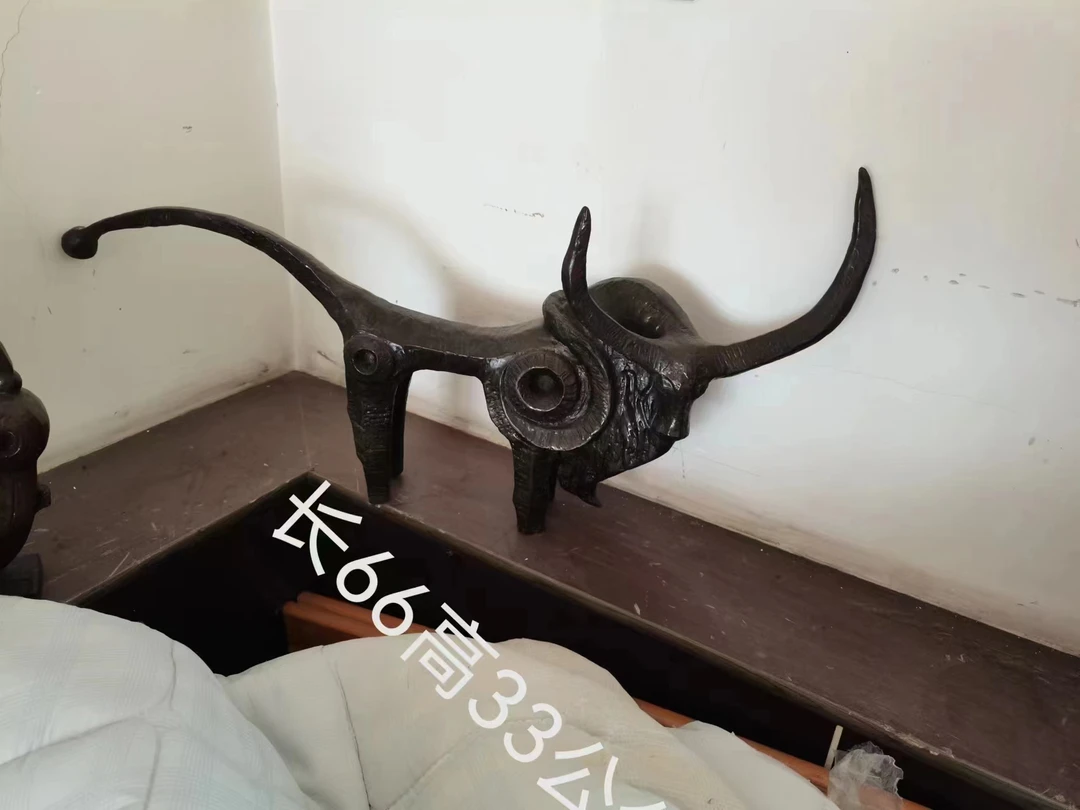 收藏品韩美林签名雕塑艺术作品