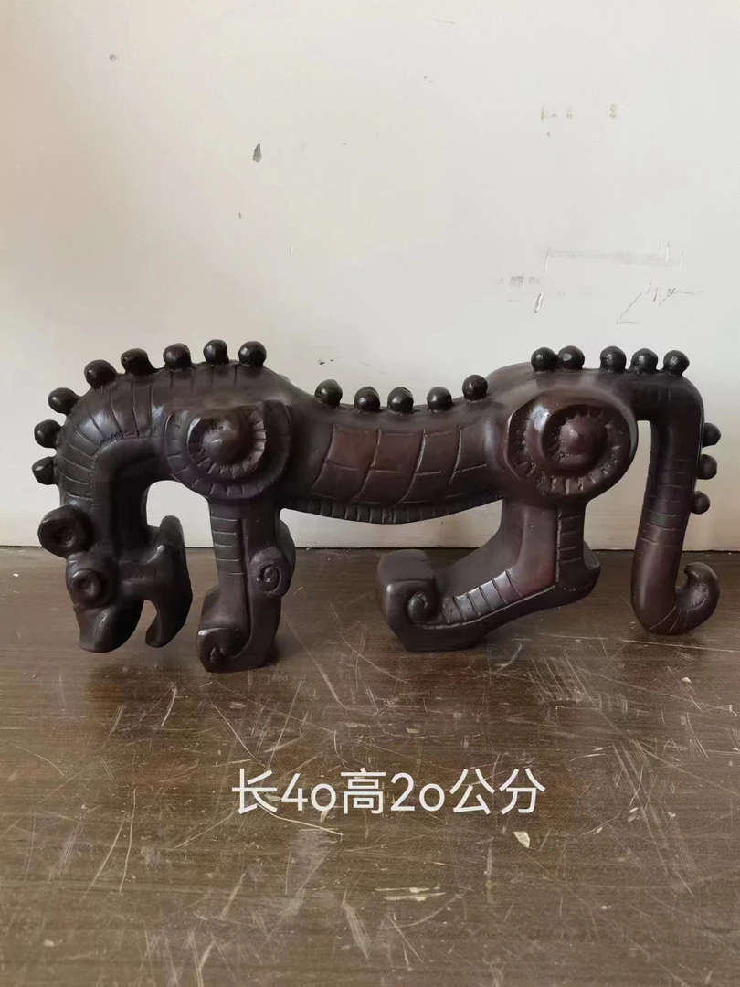 收藏品韩美林签名雕塑艺术作品