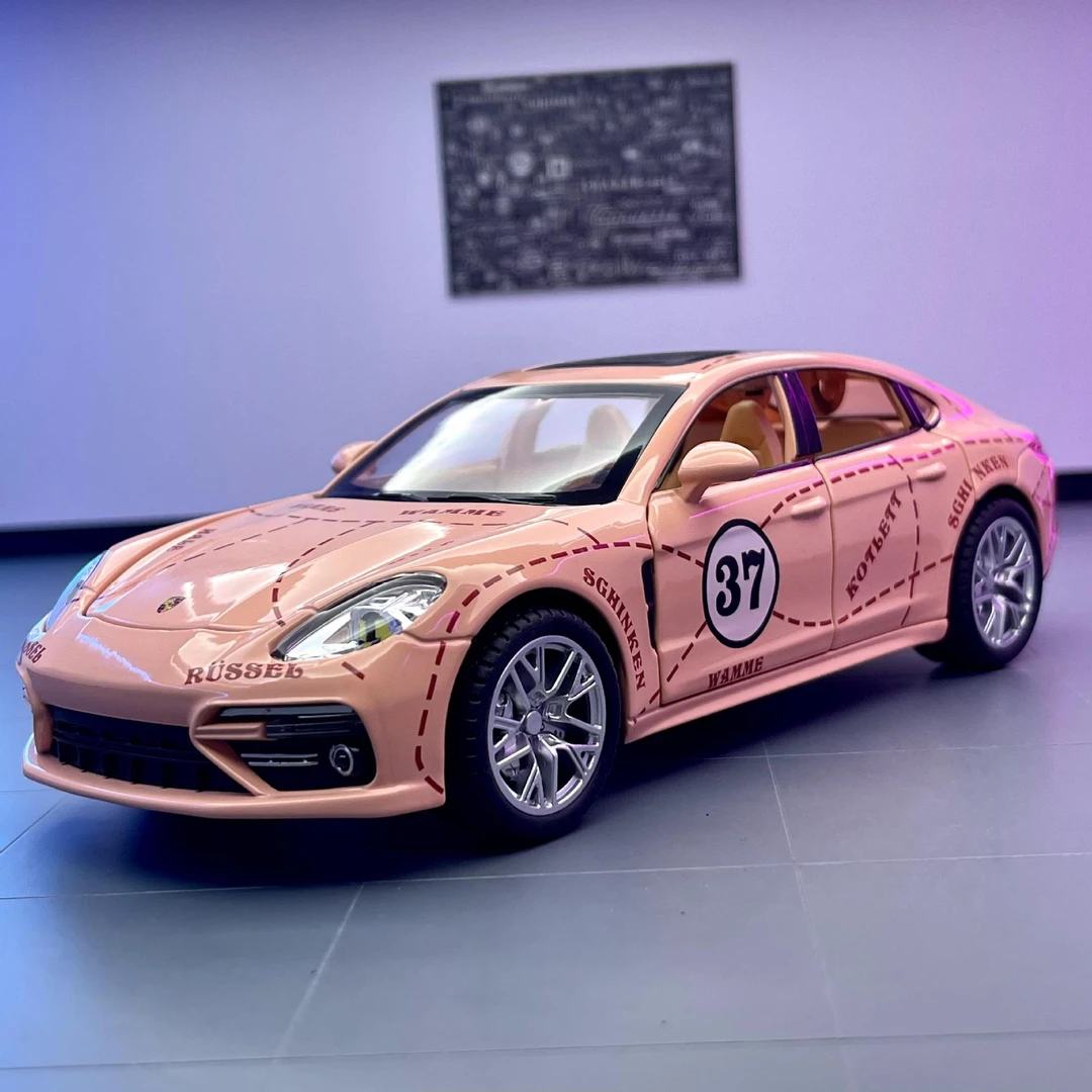 仿真1:24保时捷帕拉梅拉合金汽车模型毕业礼物生日送男朋友实用的