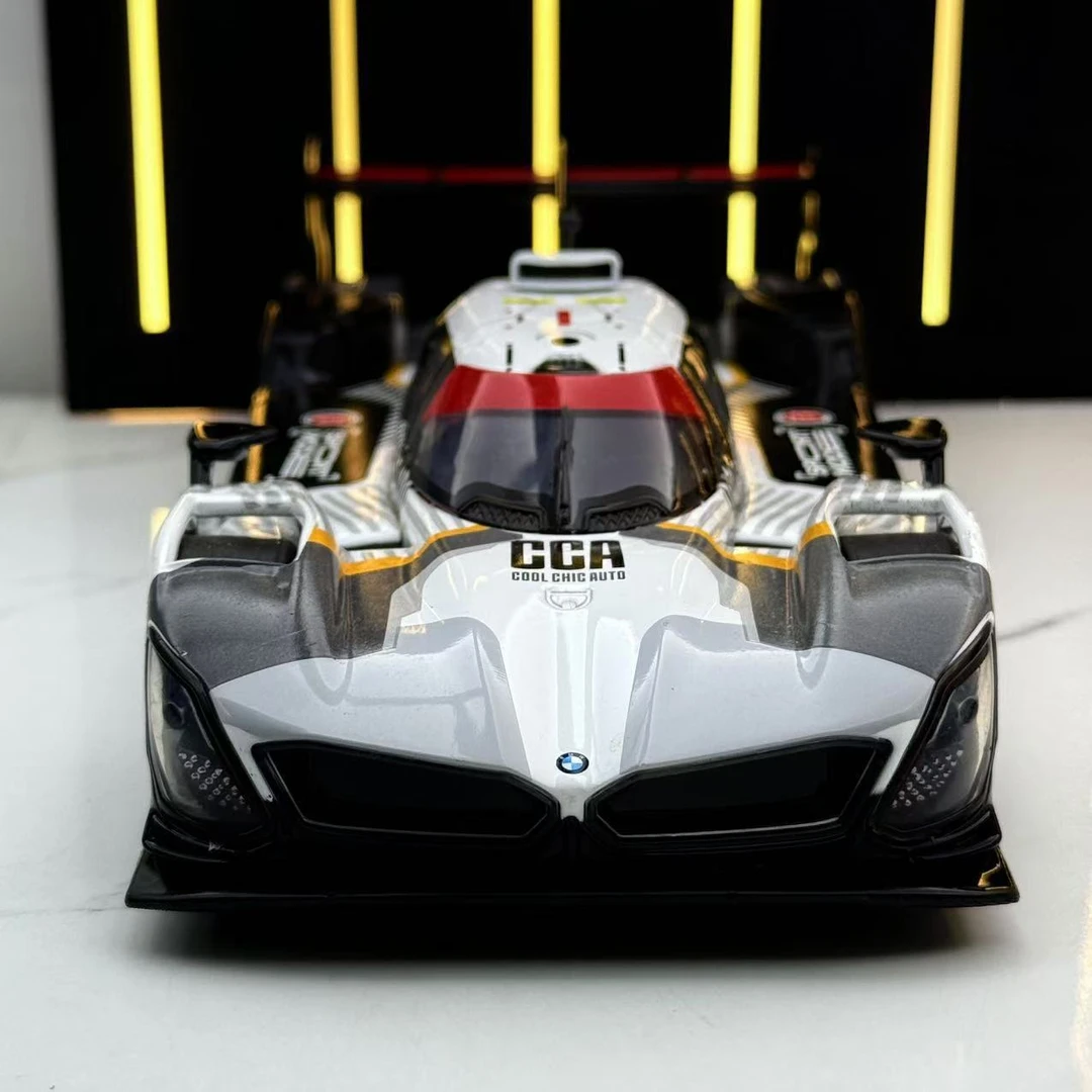 正版1:24宝马BMW M Hybrid V8跑车赛车合金车模男孩玩具汽车模型