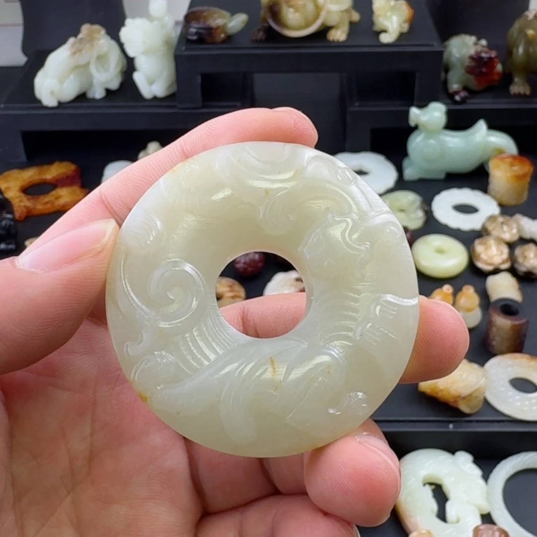 【闪购商品】和田玉（糖玉）颈饰未镶嵌用****6