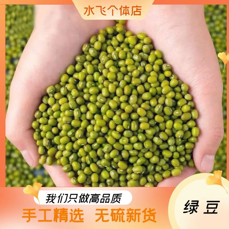 东北新鲜家用笨绿豆正品小绿豆汤粥叶菜食材干货1斤-3斤包邮
