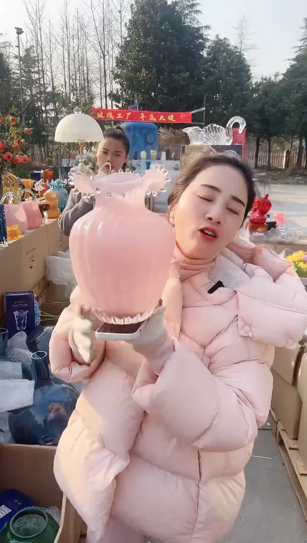 【闪购商品】L-粉色波浪花