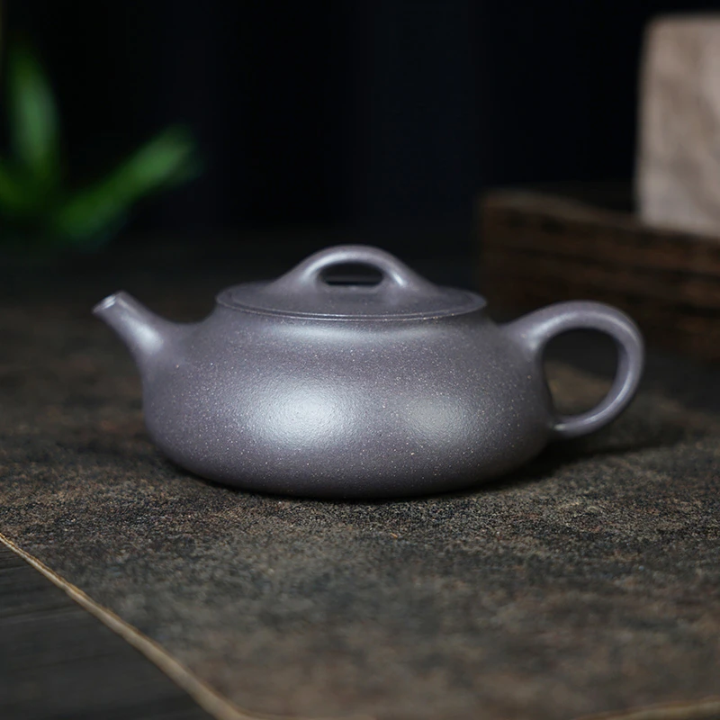 遇壶堂卡盖石瓢150cc/天青正宗宜兴纯手工小紫砂壶0476泡茶壶茶具