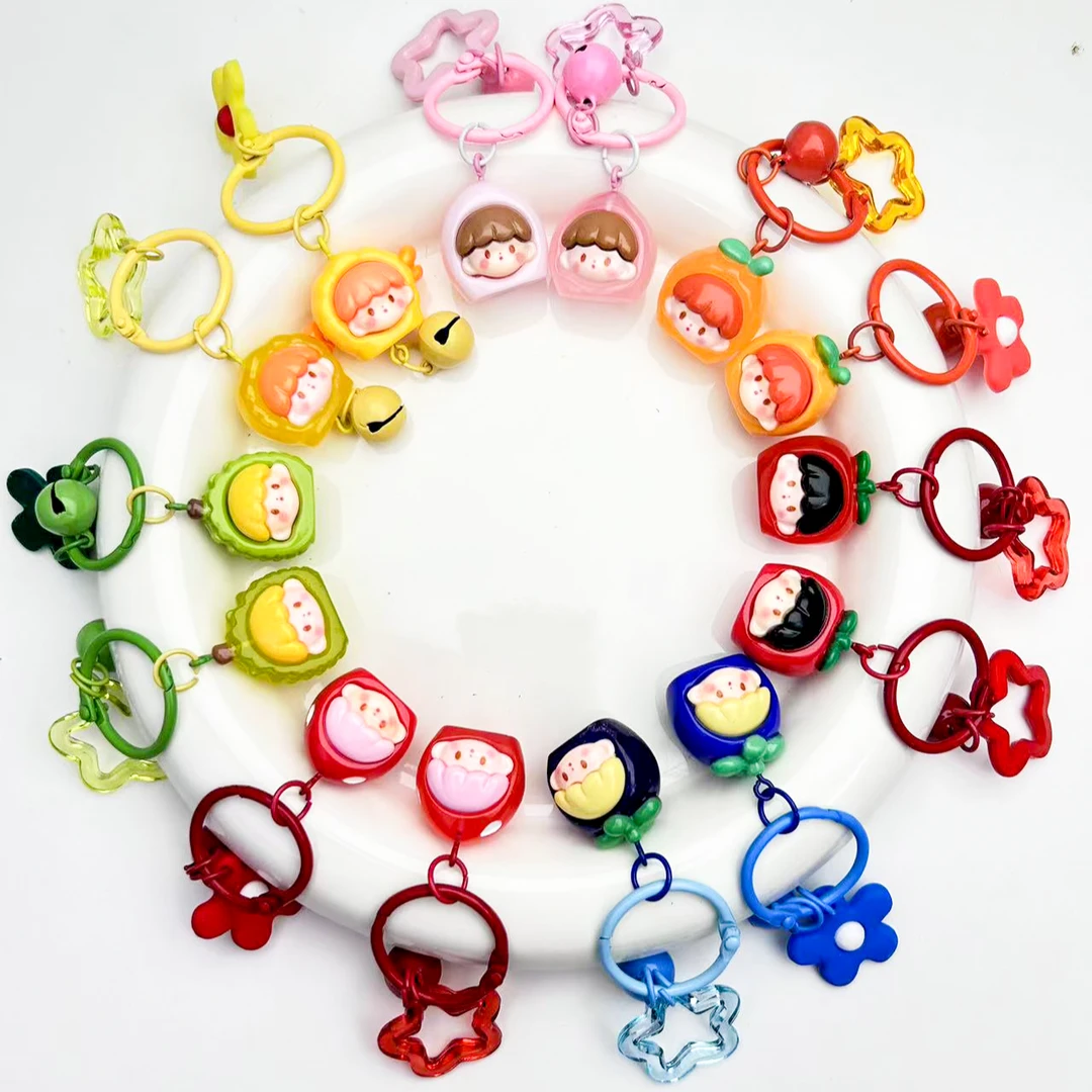 水果阿卓手工diy钥匙扣