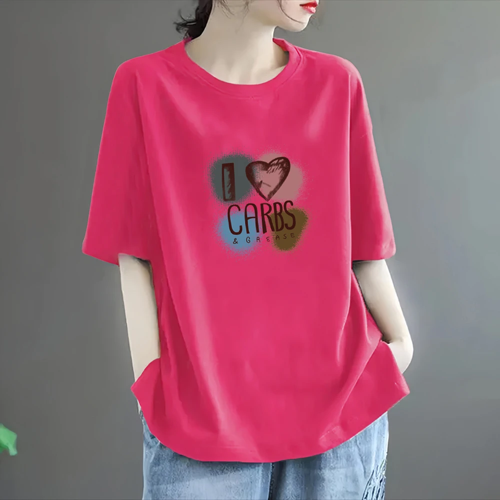 夏季新款大码女装纯棉短袖T恤女韩版宽松体恤衫减龄胖mm遮肚上衣