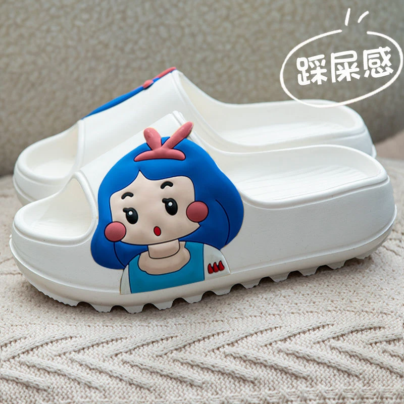 夏天外穿厚底拖鞋女可爱室内家居洗澡防滑静音卡通情侣凉拖鞋男士