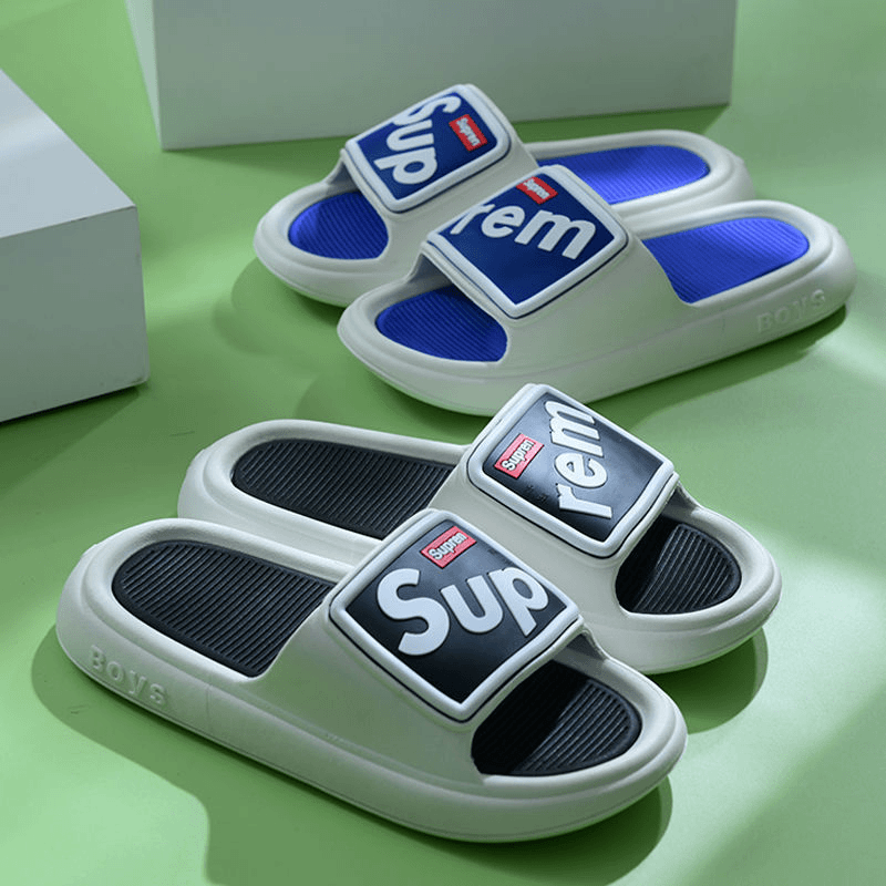太子纳 儿童拖鞋男童中大童室内亲子家居家用防滑外穿厚底凉拖鞋女童夏季