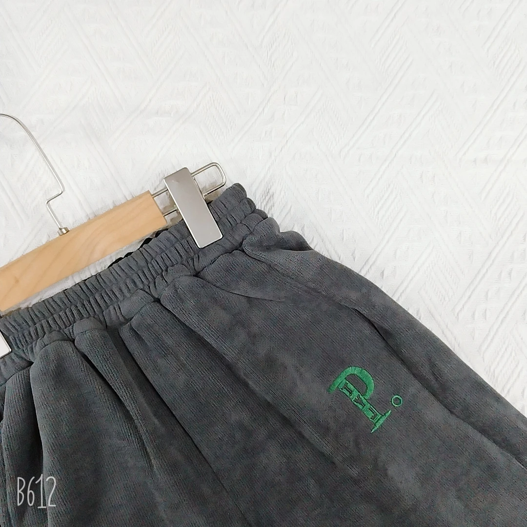 儿童加绒条绒收口裤 6750