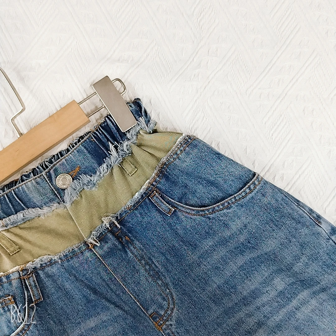 儿童春秋直筒牛仔裤 516