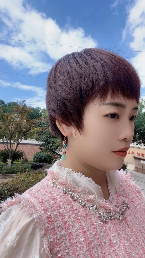 假发套女真人发丝时尚隐形年轻