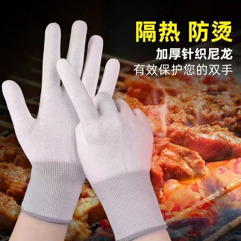 烧烤手套防烫耐高温专用隔热防火烧烤串厨房防油溅撒料铁板烧油炸