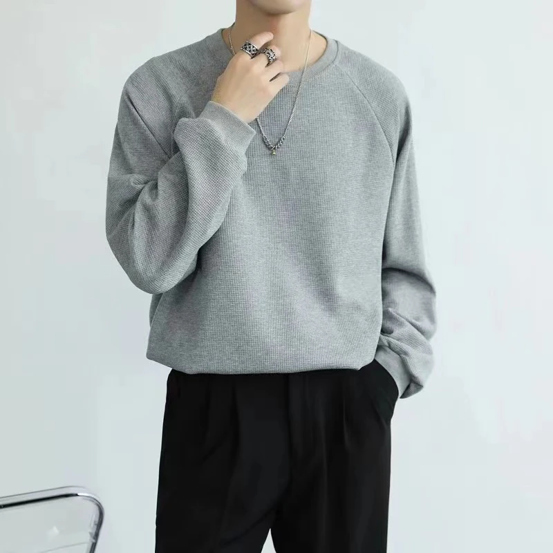 秋冬新款2025年男士休闲纯色卫衣