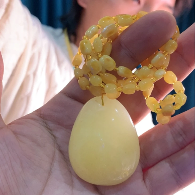 【闪购商品】琥珀吊坠(赠链)未镶嵌