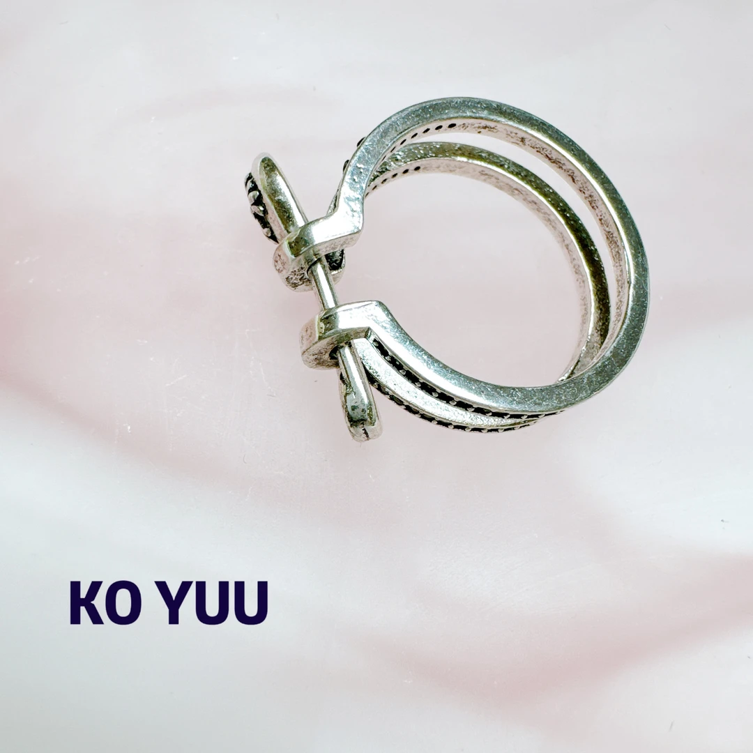 铜合金锆石戒指 【雨桐高奢】戒指KY00181