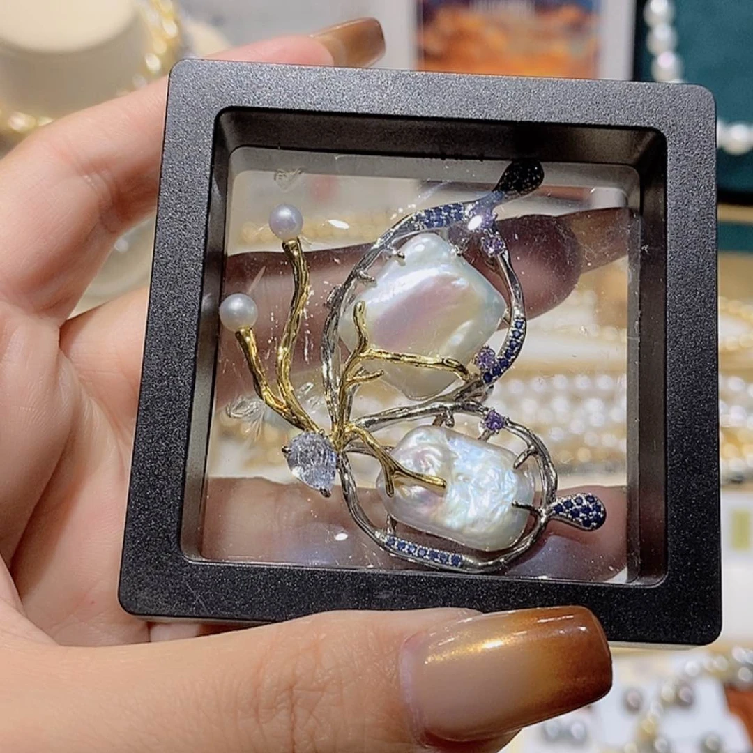 【闪购商品】淡水珍珠胸饰未镶嵌S****a