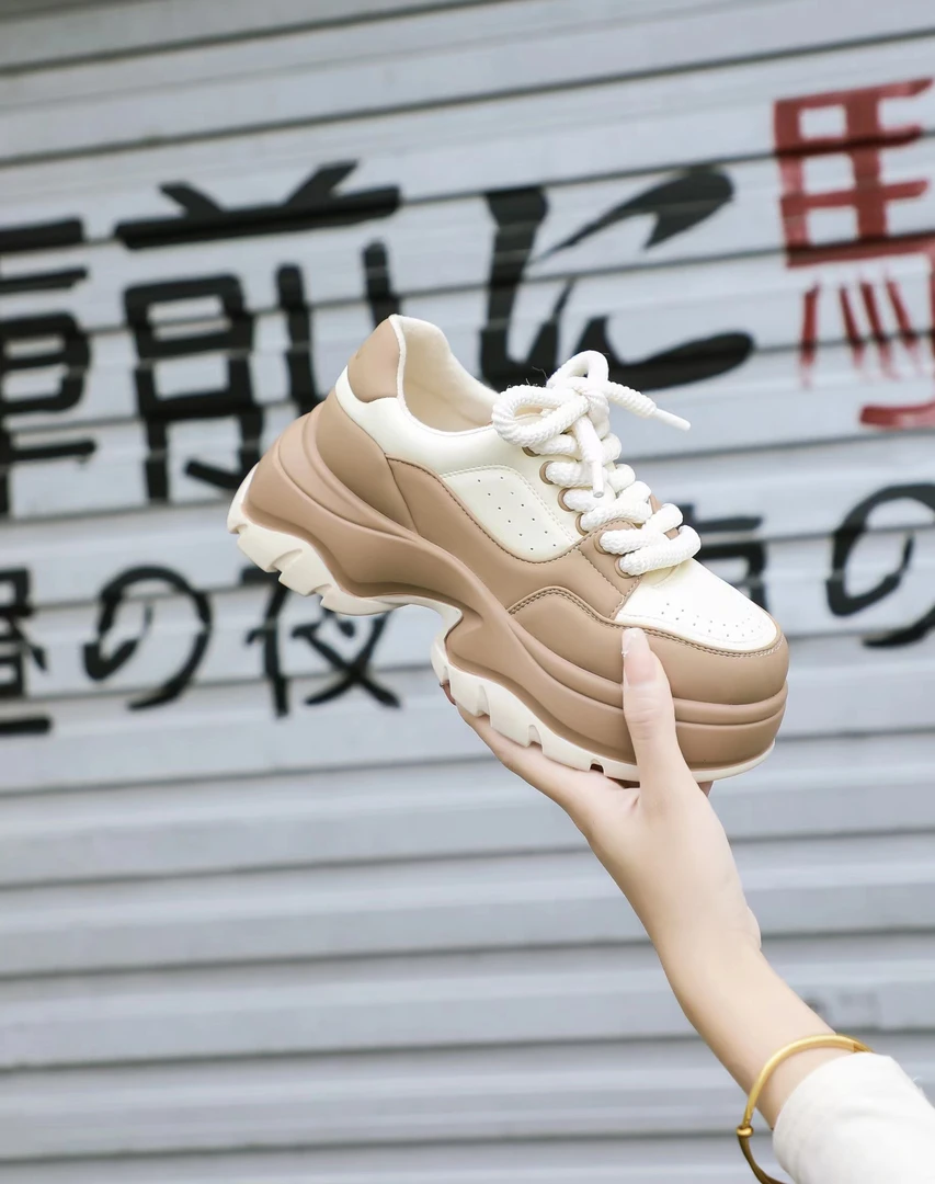 6097   新款系带老爹鞋女时尚休闲百搭女鞋