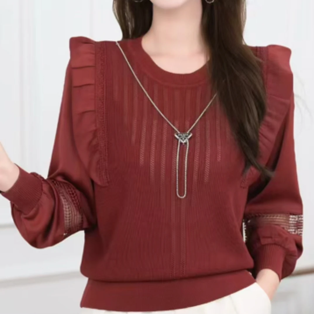 休闲百搭洋气秋季9903时尚减龄衫