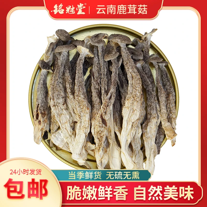 鹿茸菇干货  特级鹿茸菌无硫  煲汤  脆脆菇  熟普