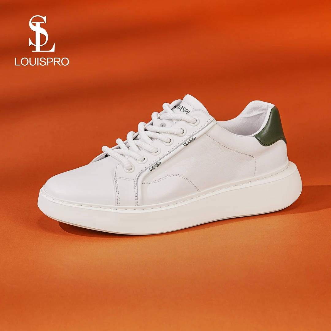 【LOUISPRO品牌】意式轻奢时尚男鞋手工皮质舒适百搭板鞋